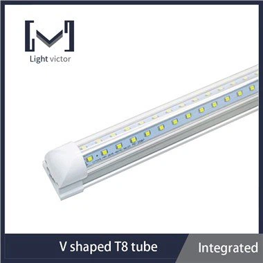 V Múnlaithe faoi stiúir T8 Solas Tube